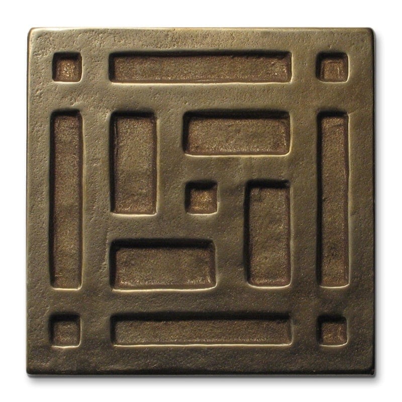 Foundry Art Grid metal accent inset tile