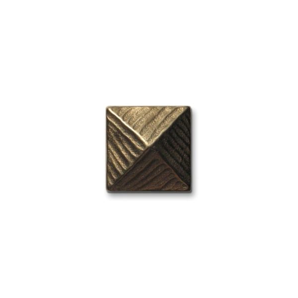 Foundry Art Pyramid metal accent inset tile