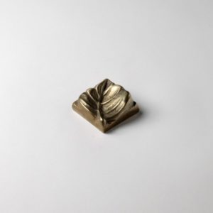 Foundry Art Aspen Leaf metal accent inset tile 3D