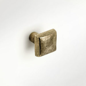 Foundry Art Cabochon bronze accent knob mounted